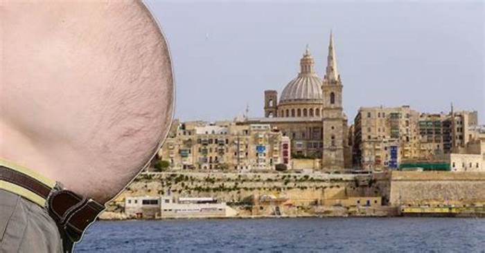 Is Malta an obese country?