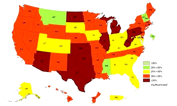 What is the fattest city in America