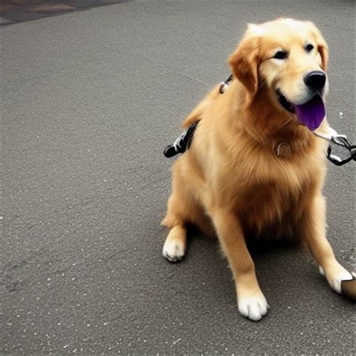 Why do Goldens refuse to walk?